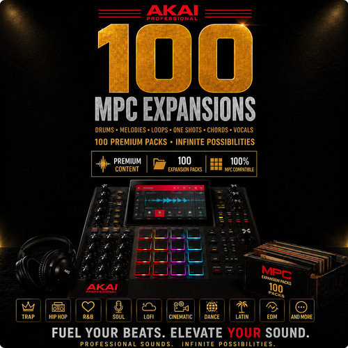 100 mpc akai expansion - 100, packs